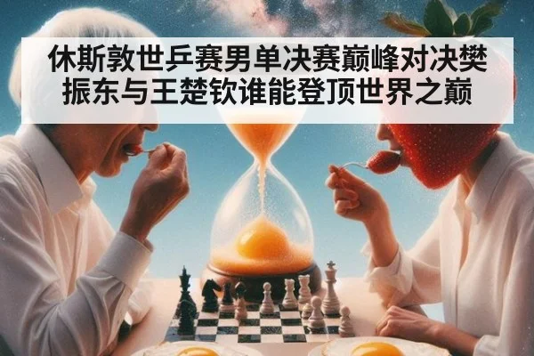 休斯敦世乒赛男单决赛巅峰对决樊振东与王楚钦谁能登顶世界之巅